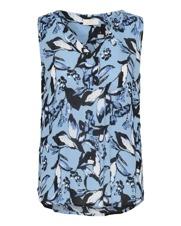 Kaffe Kaffe Bluza 'KAAmber'  pastelno plava / crna / bijela