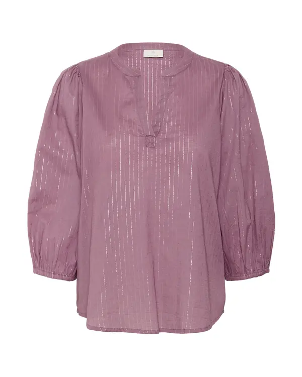 Kaffe Kaffe Bluza 'KAluise'  sivkasto ljubičasta (mauve) / srebro