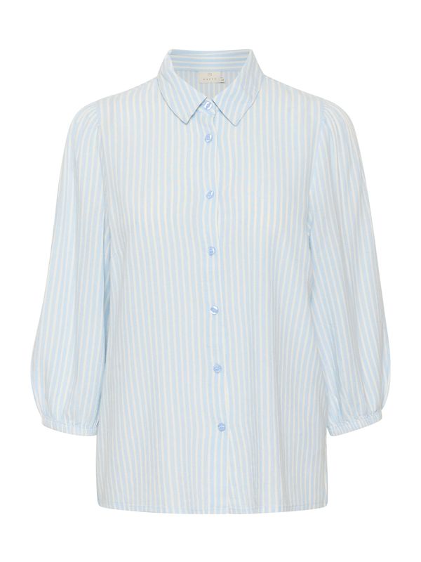 Kaffe Kaffe Bluza 'KAmilia'  nebesko plava / bijela