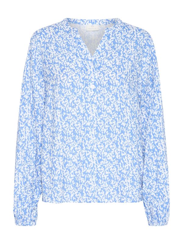 Kaffe Kaffe Bluza 'Mathilde'  svijetloplava / prljavo bijela