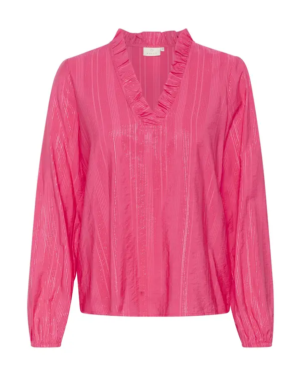 Kaffe Kaffe Bluza 'Sanni'  roza / srebro