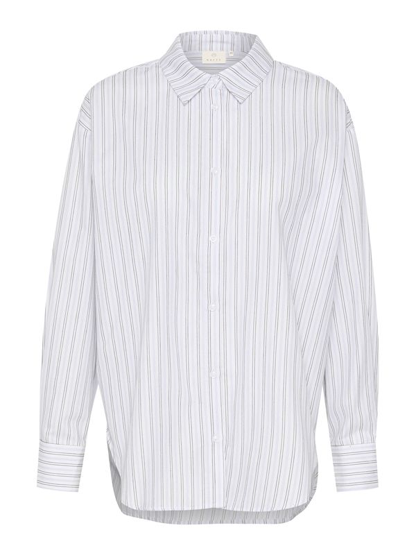 Kaffe Kaffe Bluza 'Selma'  svijetloplava / crna / bijela