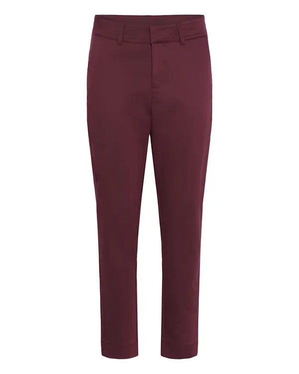 Kaffe Kaffe Chino hlače 'Lea'  bordo