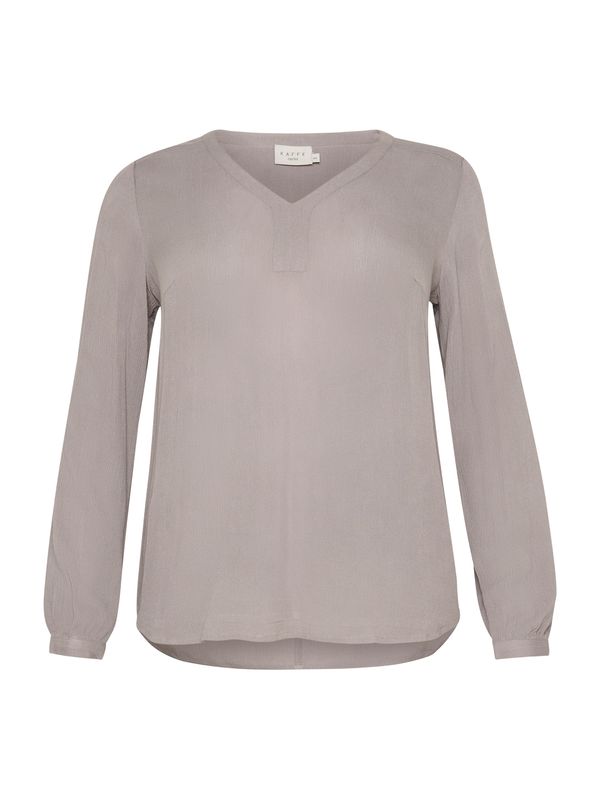 KAFFE CURVE KAFFE CURVE Bluza 'Ami'  bež siva
