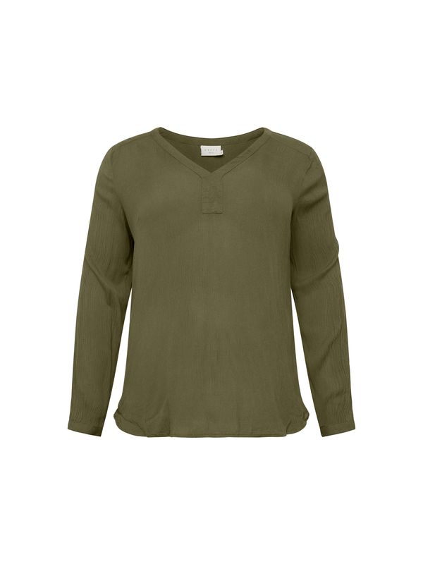 KAFFE CURVE KAFFE CURVE Bluza 'Ami'  maslinasta