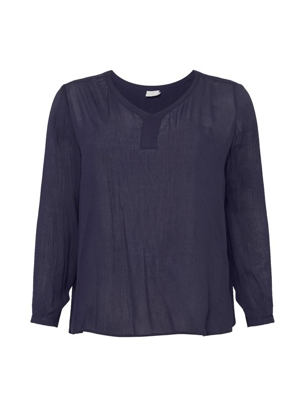 KAFFE CURVE KAFFE CURVE Bluza 'Ami'  tamno plava