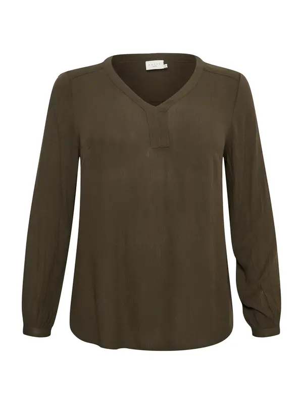 KAFFE CURVE KAFFE CURVE Bluza 'Ami'  tamno zelena
