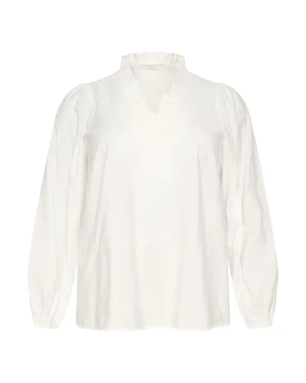 KAFFE CURVE KAFFE CURVE Bluza 'Anni'  bijela