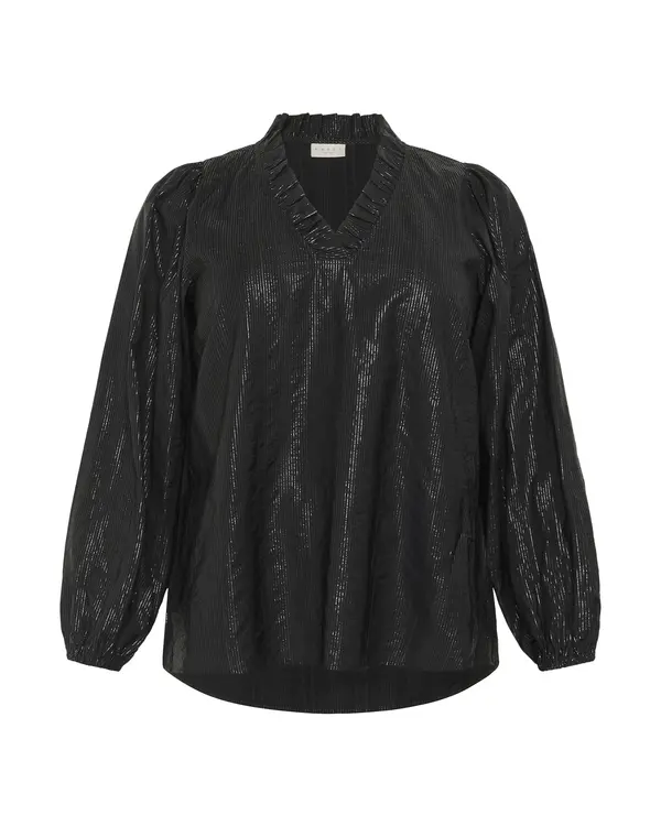 KAFFE CURVE KAFFE CURVE Bluza 'Anni'  crna