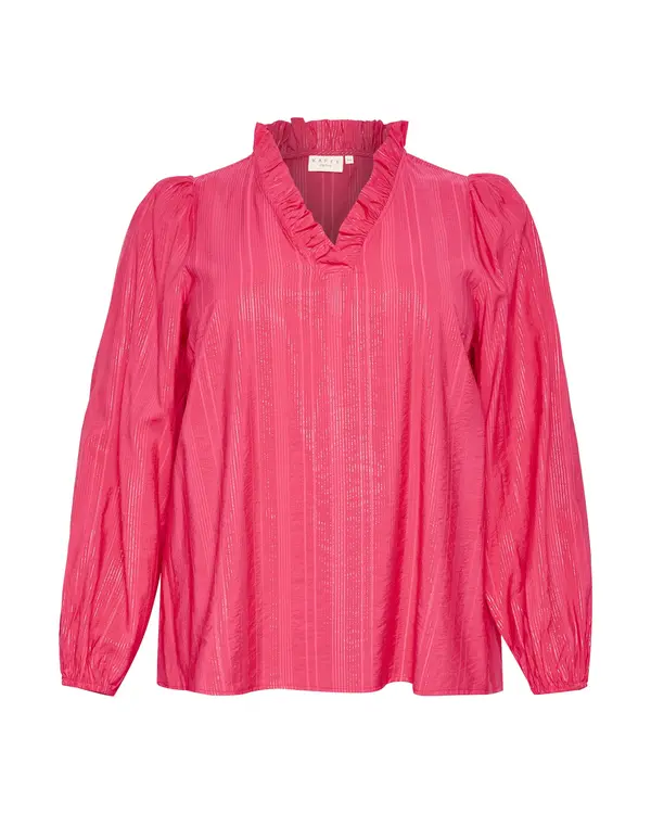 KAFFE CURVE KAFFE CURVE Bluza 'Anni'  roza