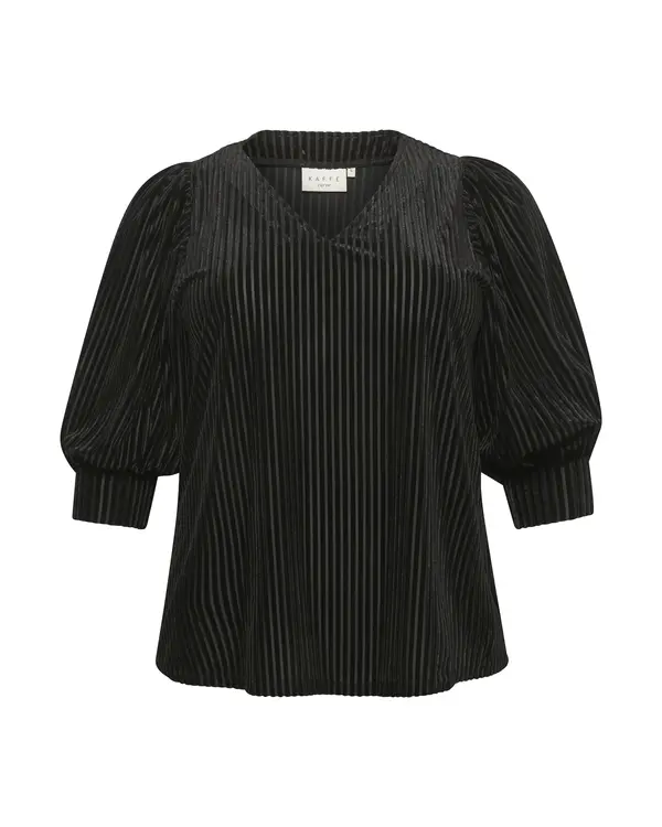 KAFFE CURVE KAFFE CURVE Bluza 'Cacanna'  crna