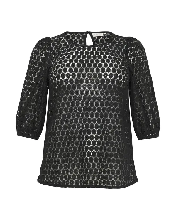 KAFFE CURVE KAFFE CURVE Bluza  crna