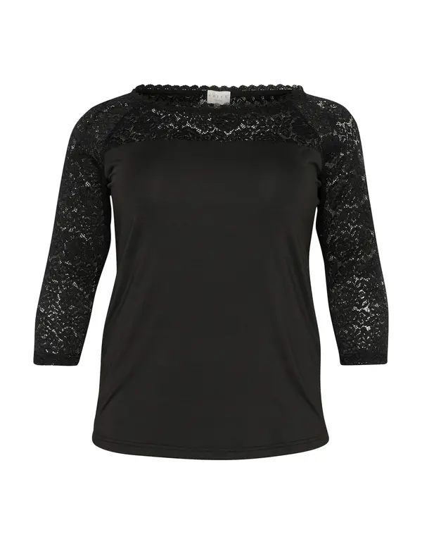 KAFFE CURVE KAFFE CURVE Bluza 'KC Aya'  crna