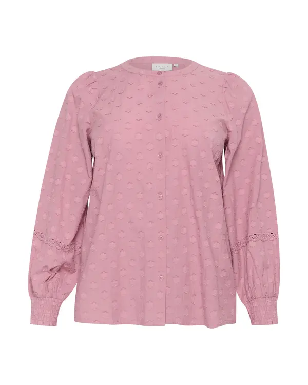 KAFFE CURVE KAFFE CURVE Bluza 'KC Loulou'  prljavo roza