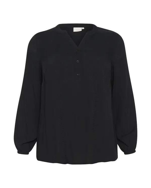 KAFFE CURVE KAFFE CURVE Bluza 'KC Mahlena'  crna