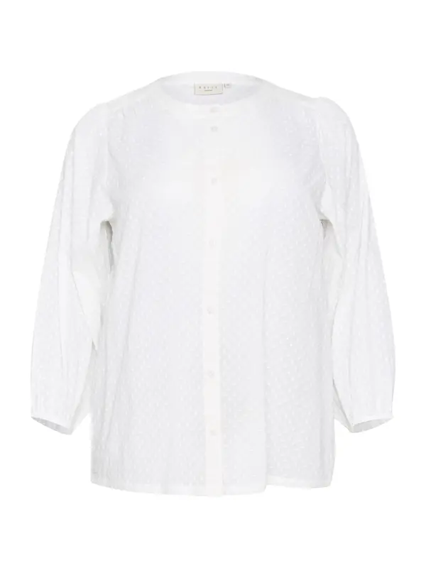 KAFFE CURVE KAFFE CURVE Bluza 'KC Rory'  bijela