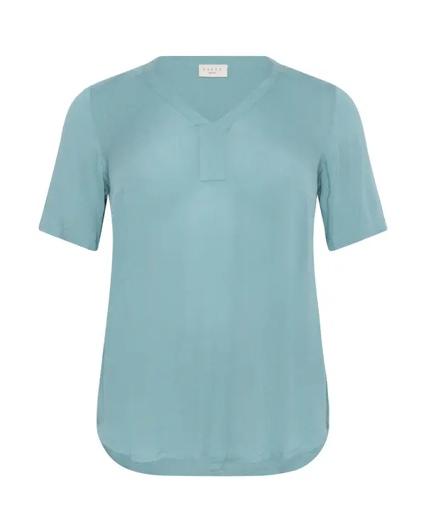 KAFFE CURVE KAFFE CURVE Bluza 'KCAmi'  cijan plava