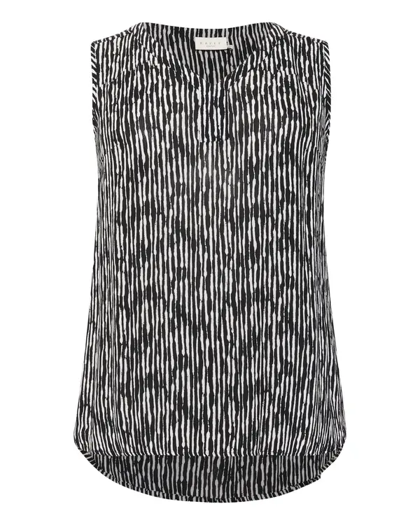 KAFFE CURVE KAFFE CURVE Bluza 'KCAmi'  crna / bijela