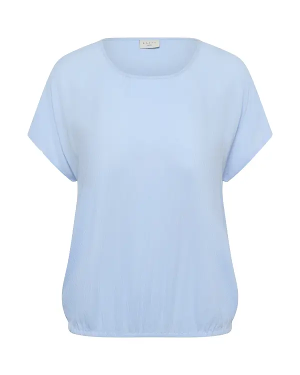 KAFFE CURVE KAFFE CURVE Bluza 'KCami'  nebesko plava