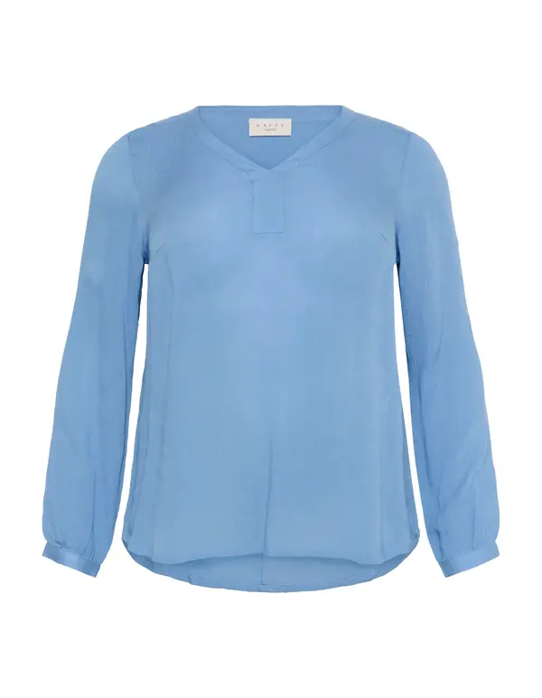 KAFFE CURVE KAFFE CURVE Bluza 'KCami'  plavi traper