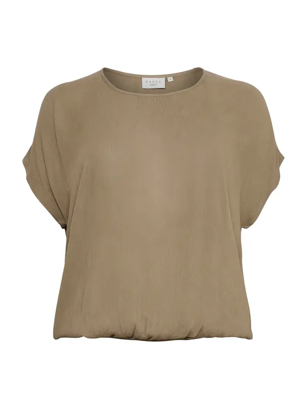 KAFFE CURVE KAFFE CURVE Bluza 'KCAmi Stanley'  tamno bež