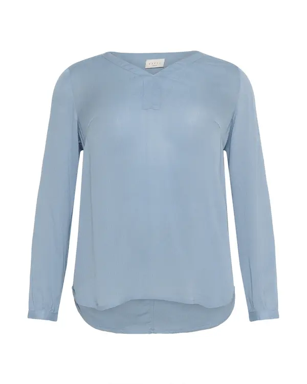 KAFFE CURVE KAFFE CURVE Bluza 'KCAmi'  svijetloplava