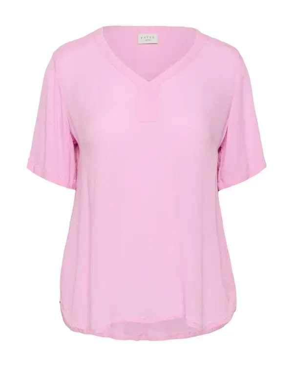 KAFFE CURVE KAFFE CURVE Bluza 'KCami'  svijetloroza