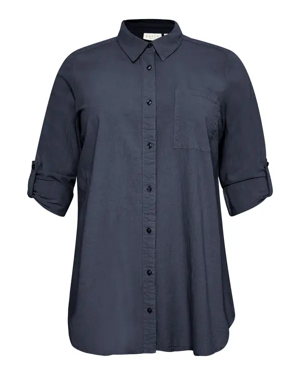KAFFE CURVE KAFFE CURVE Bluza 'KCNana'  tamno plava