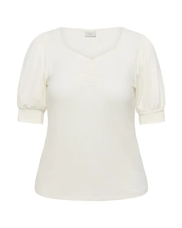 KAFFE CURVE KAFFE CURVE Bluza 'KCsissy'  bijela