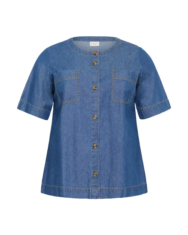 KAFFE CURVE KAFFE CURVE Bluza 'Louisa'  plava