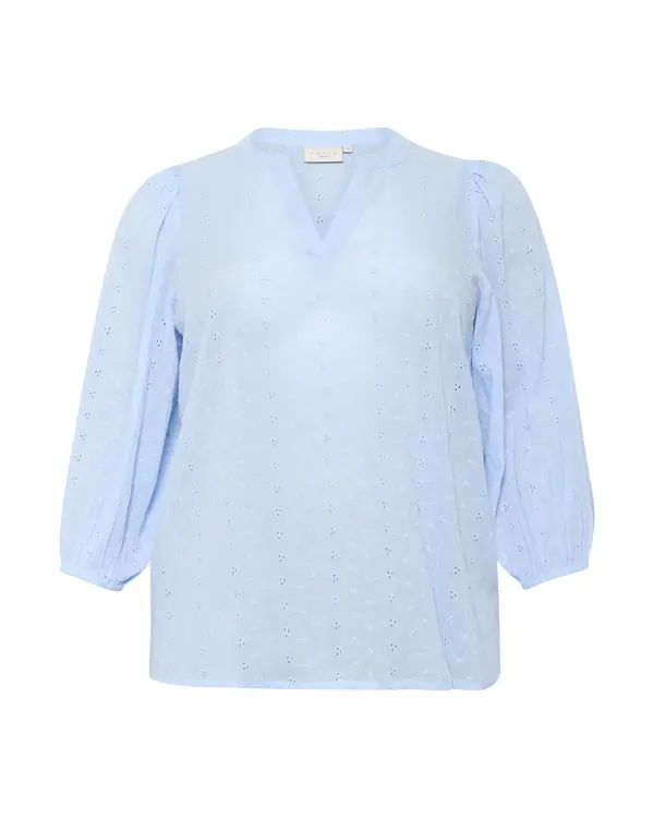 KAFFE CURVE KAFFE CURVE Bluza 'Maia'  svijetloplava