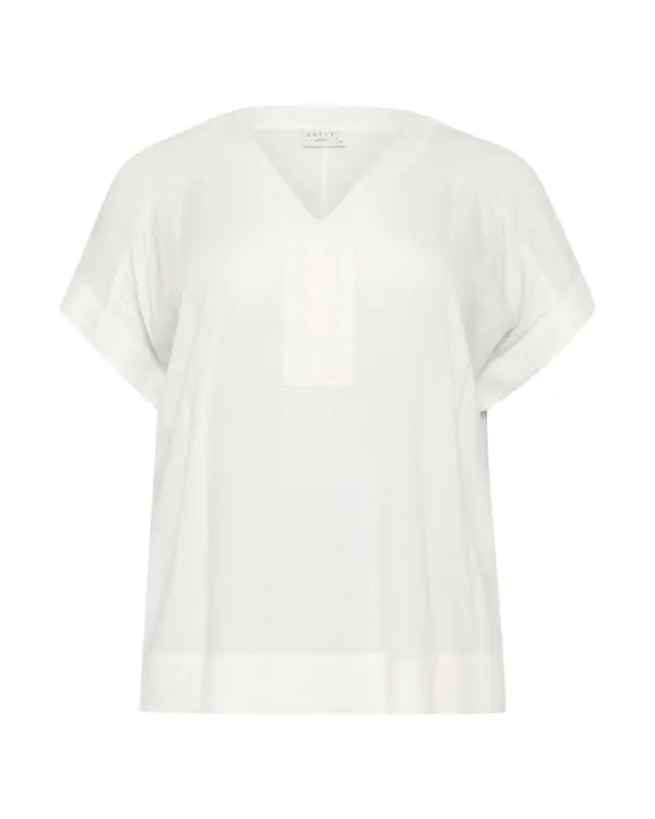 KAFFE CURVE KAFFE CURVE Bluza 'Mille'  bijela