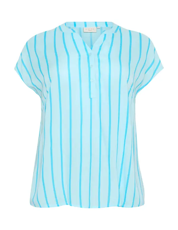 KAFFE CURVE KAFFE CURVE Bluza 'Sida'  azur / svijetloplava