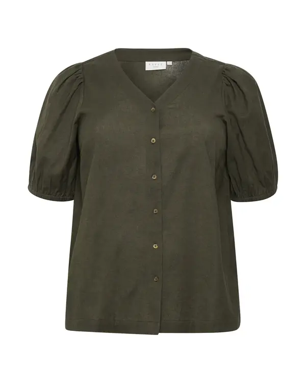 KAFFE CURVE KAFFE CURVE Bluza 'Vicca'  maslinasta
