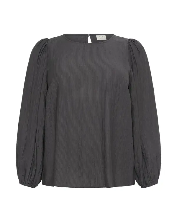 KAFFE CURVE KAFFE CURVE Bluza 'Viva'  tamo siva