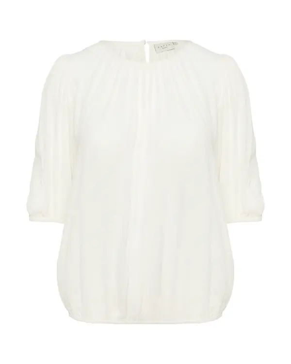 KAFFE CURVE KAFFE CURVE Bluza 'Wilina'  bijela
