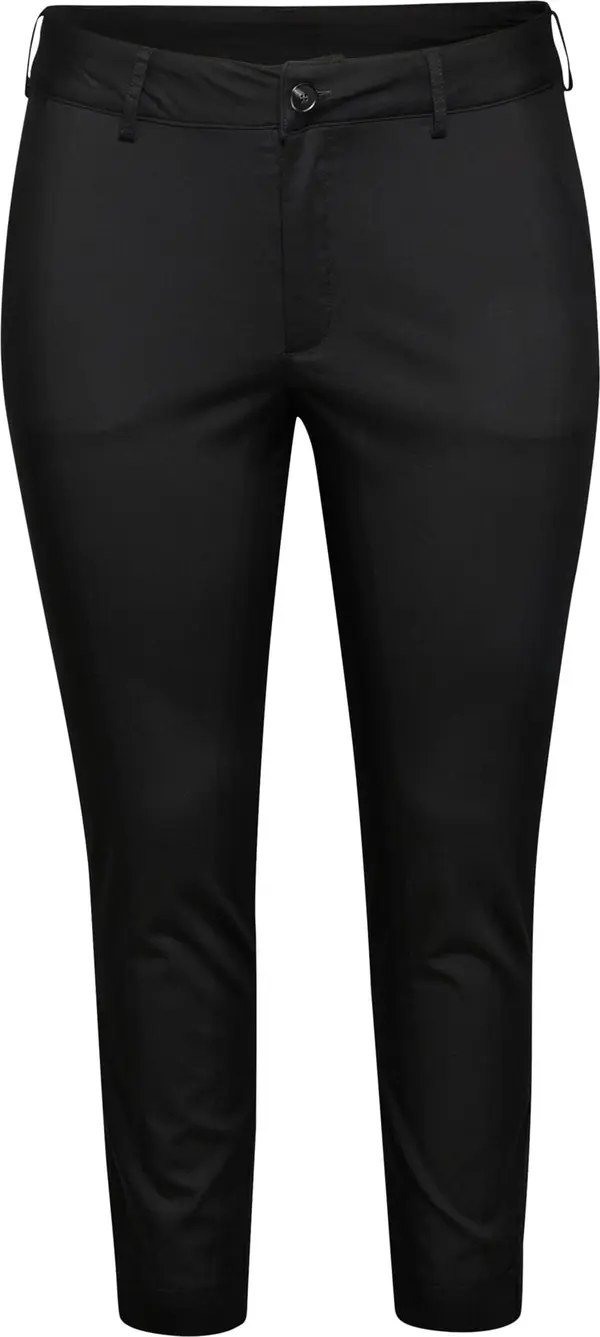 KAFFE CURVE KAFFE CURVE Chino hlače 'Leana'  crna