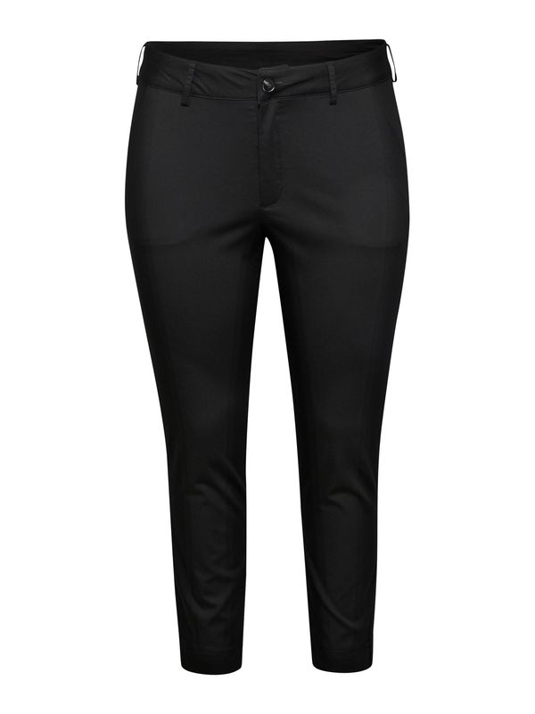 KAFFE CURVE KAFFE CURVE Chino hlače 'Leana'  crna