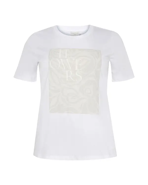KAFFE CURVE KAFFE CURVE Majica 'KC Rie'  ecru/prljavo bijela / bijela