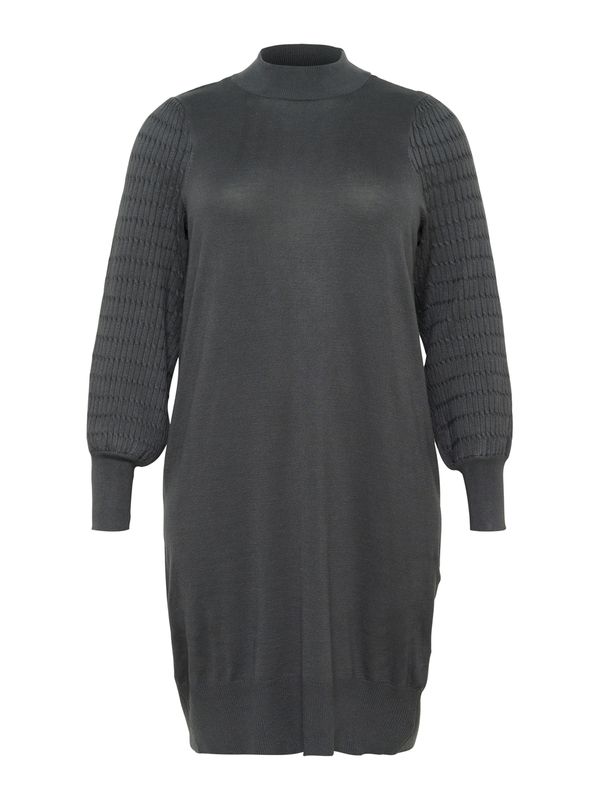 KAFFE CURVE KAFFE CURVE Pletena haljina 'Lini'  crna