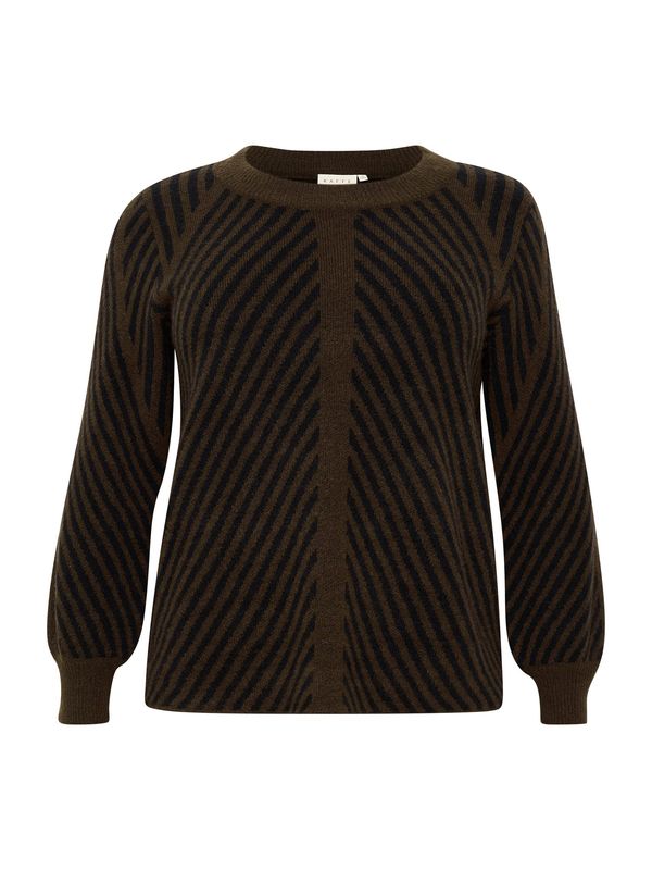 KAFFE CURVE KAFFE CURVE Pulover 'Very'  moka smeđa