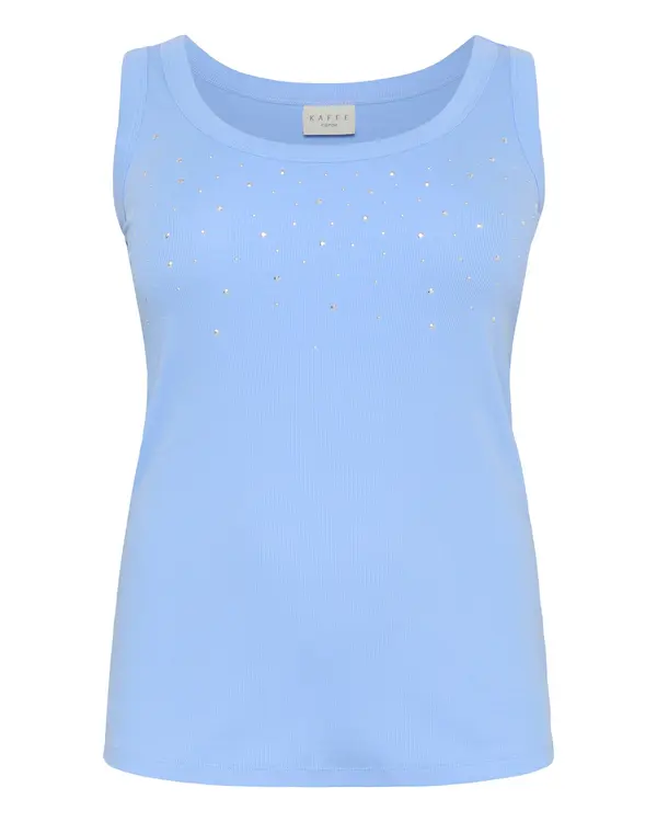 KAFFE CURVE KAFFE CURVE Top 'KCCarina'  azur