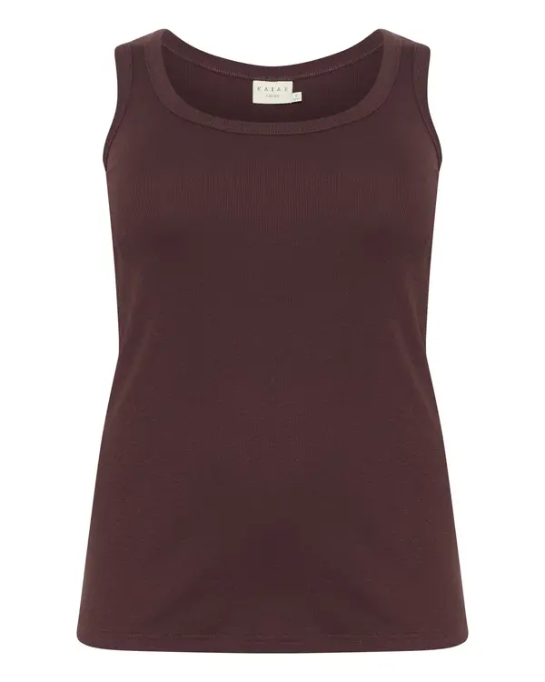 KAFFE CURVE KAFFE CURVE Top 'KCCarina'  čokolada