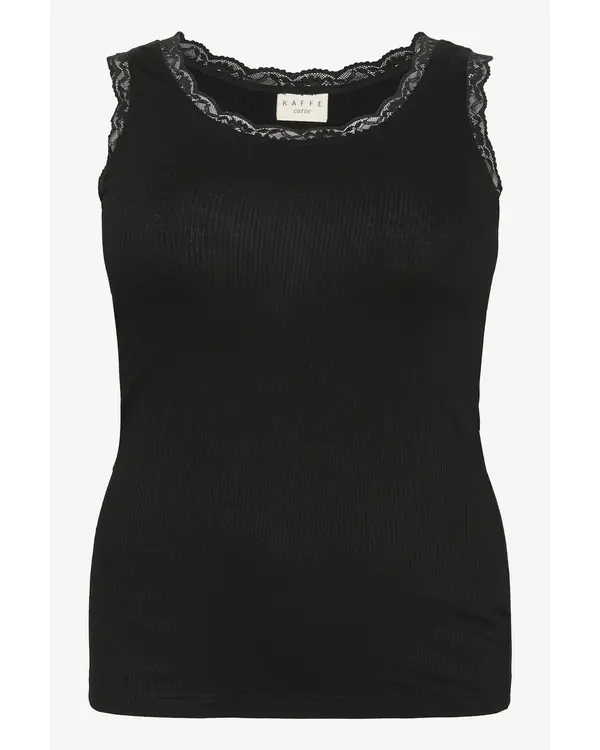 KAFFE CURVE KAFFE CURVE Top 'KCOmia'  crna