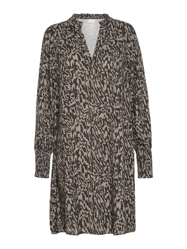 Kaffe Kaffe Haljina 'Mathilde'  siva / taupe siva / crna