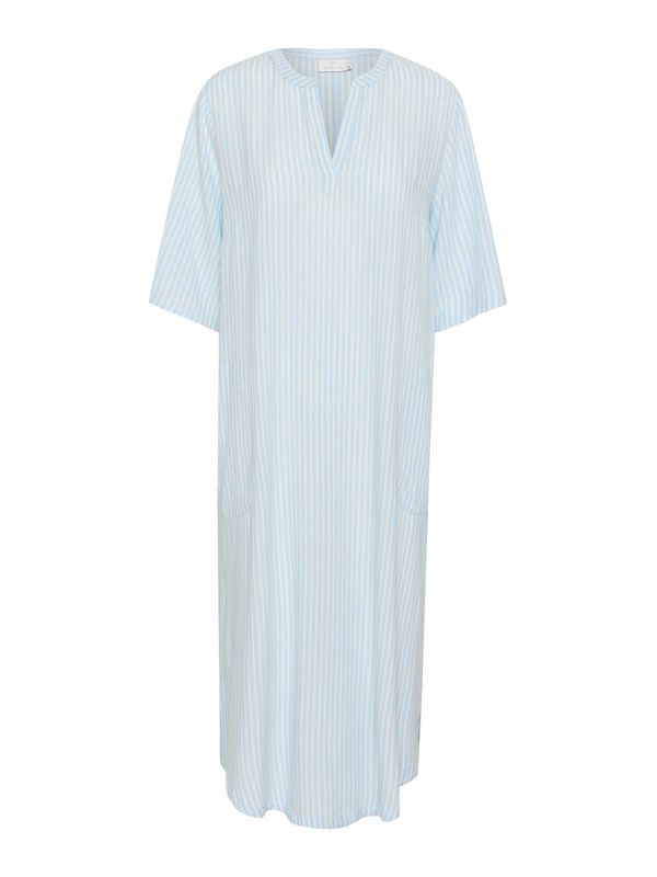 Kaffe Kaffe Haljina 'Milia'  nebesko plava / prljavo bijela