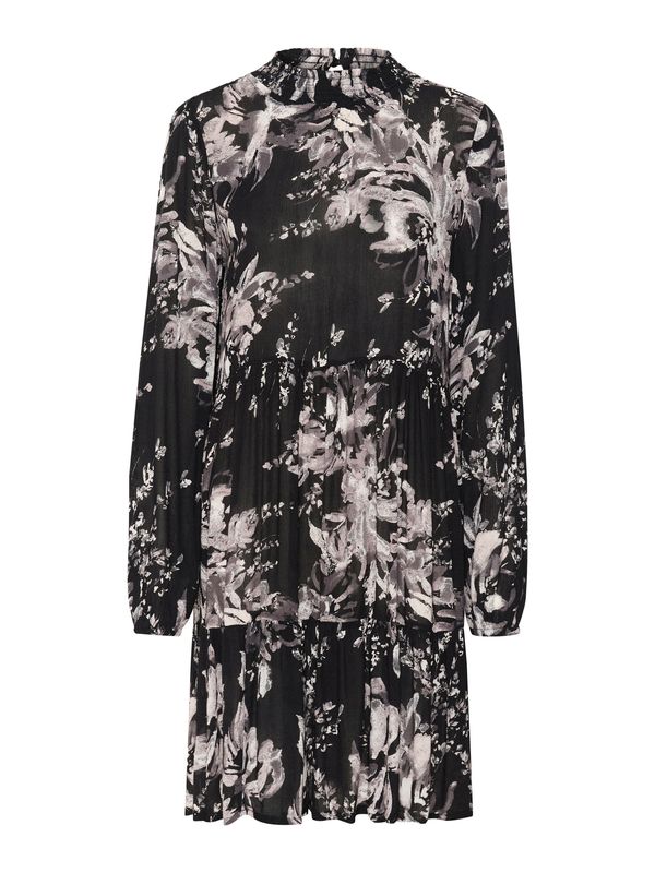 Kaffe Kaffe Haljina 'Rikka Amber'  siva / svijetlosiva / crna