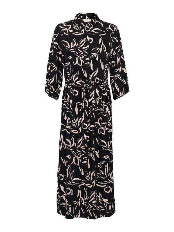 Kaffe Kaffe Košulja haljina 'Forrest'  bež / crna