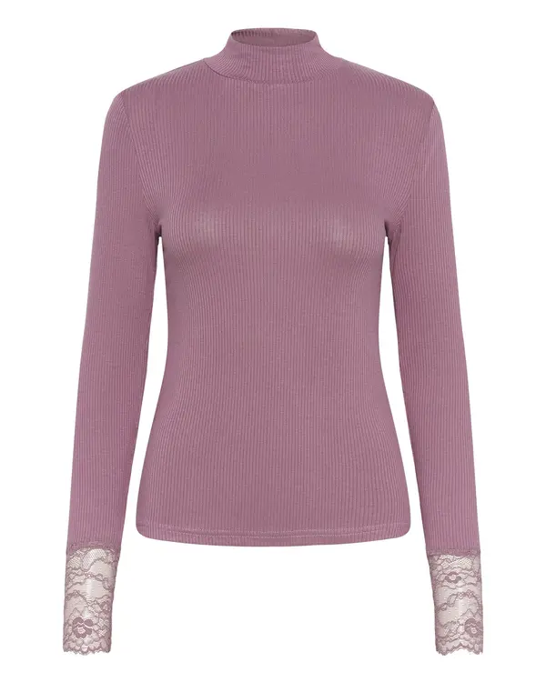 Kaffe Kaffe Majica 'KAOmi'  sivkasto ljubičasta (mauve)
