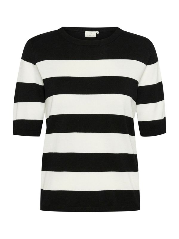 Kaffe Kaffe Pulover 'Lizza'  crna / bijela